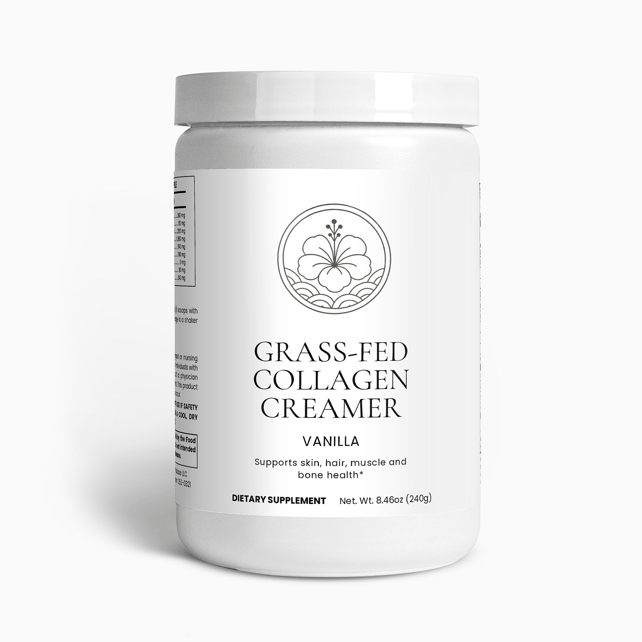 Grass-Fed Collagen Creamer (Vanilla)